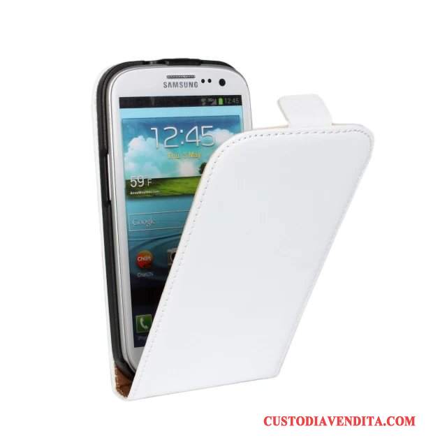 Custodia Samsung Galaxy S3 Pelle Giallotelefono, Cover Samsung Galaxy S3 Folio