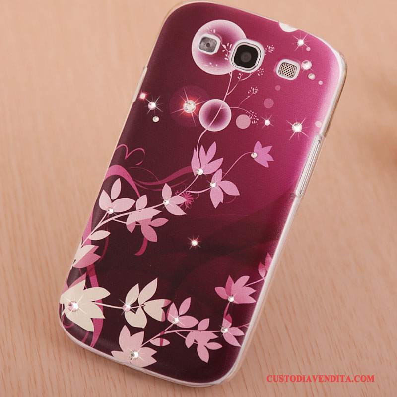 Custodia Samsung Galaxy S3 Protezione Porpora Tendenza, Cover Samsung Galaxy S3 Colore Telefono