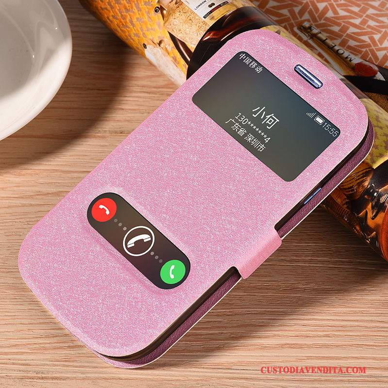 Custodia Samsung Galaxy S3 Protezione Rosa Tendenza, Cover Samsung Galaxy S3 Pelle Telefono