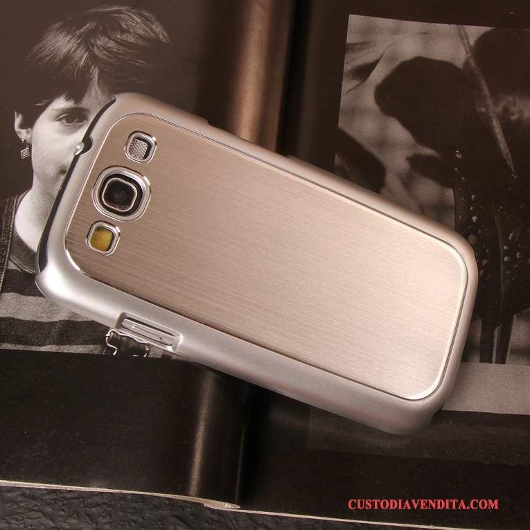 Custodia Samsung Galaxy S3 Protezione Telefono Metallo, Cover Samsung Galaxy S3 Tendenza Blu