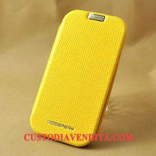 Custodia Samsung Galaxy S3 Silicone Giallo Morbido, Cover Samsung Galaxy S3 Pelle Anti-caduta