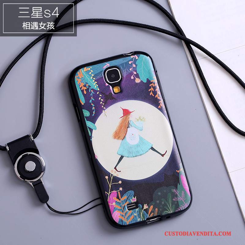 Custodia Samsung Galaxy S4 Cartone Animato Bello Morbido, Cover Samsung Galaxy S4 Colore Telefono Tutto Incluso