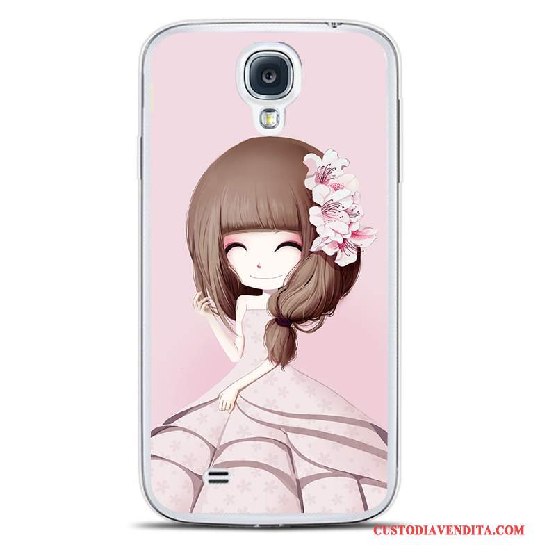 Custodia Samsung Galaxy S4 Cartone Animato Colore Profondotelefono, Cover Samsung Galaxy S4 Protezione Tendenza Porpora