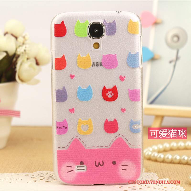 Custodia Samsung Galaxy S4 Pelle Nuovo Modello, Cover Samsung Galaxy S4 Colore Telefono Rosa