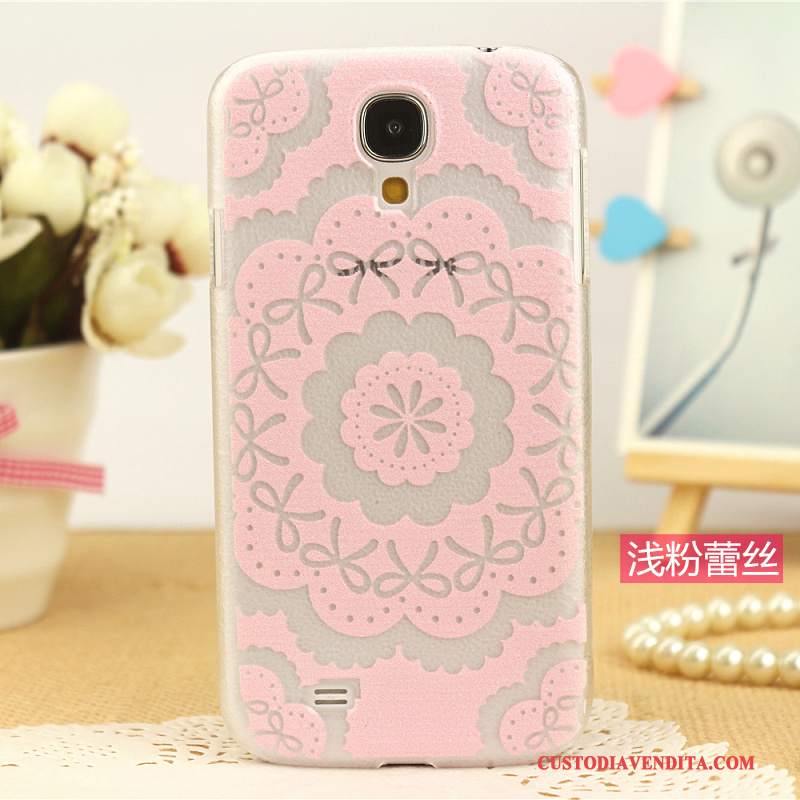 Custodia Samsung Galaxy S4 Pelle Nuovo Modello, Cover Samsung Galaxy S4 Colore Telefono Rosa