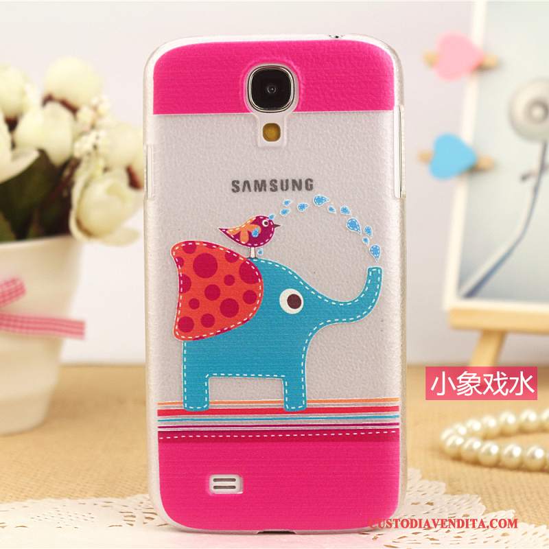 Custodia Samsung Galaxy S4 Pelle Nuovo Modello, Cover Samsung Galaxy S4 Colore Telefono Rosa