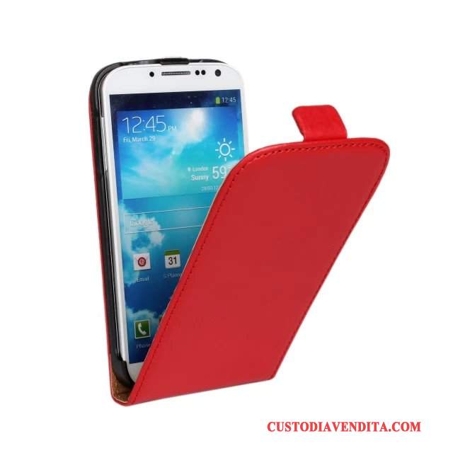 Custodia Samsung Galaxy S4 Pelle Telefono Blu Chiaro, Cover Samsung Galaxy S4 Protezione