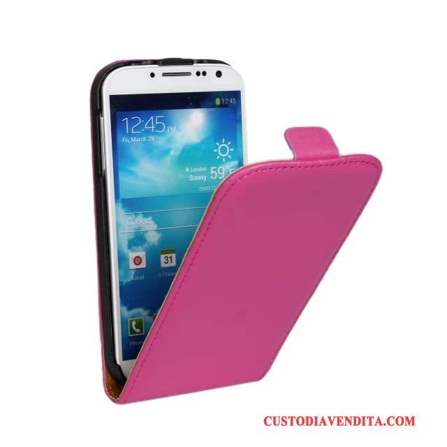 Custodia Samsung Galaxy S4 Pelle Telefono Blu Chiaro, Cover Samsung Galaxy S4 Protezione