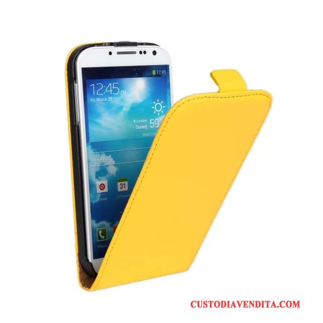 Custodia Samsung Galaxy S4 Pelle Telefono Blu Chiaro, Cover Samsung Galaxy S4 Protezione