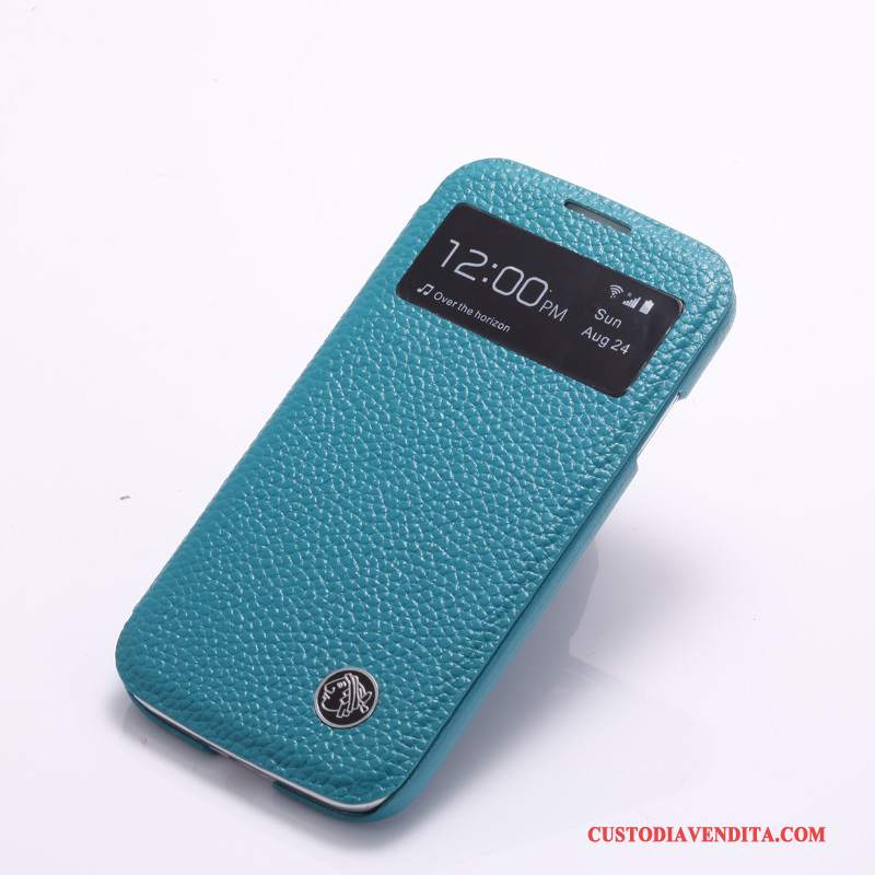 Custodia Samsung Galaxy S4 Pelle Verdetelefono, Cover Samsung Galaxy S4 Protezione