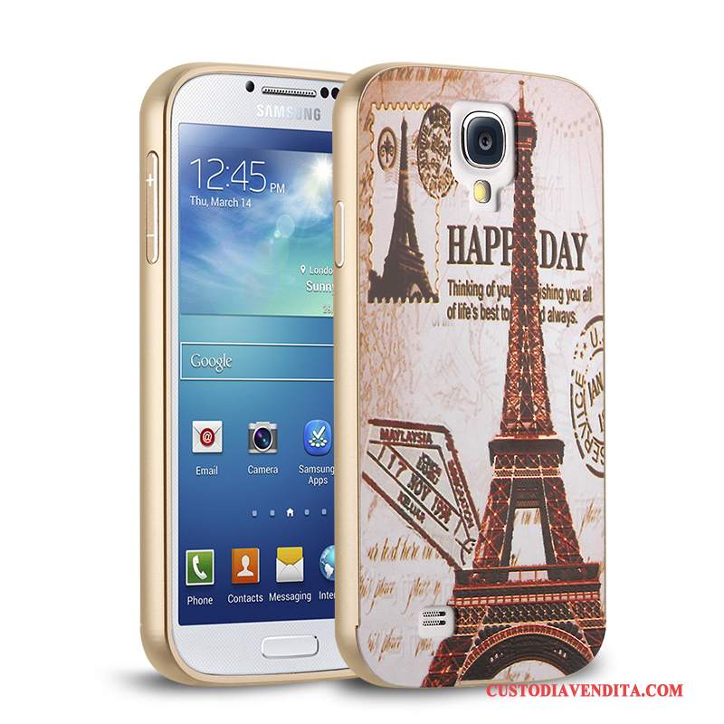 Custodia Samsung Galaxy S4 Protezione Anti-caduta Coperchio Posteriore, Cover Samsung Galaxy S4 Telefono Metallo