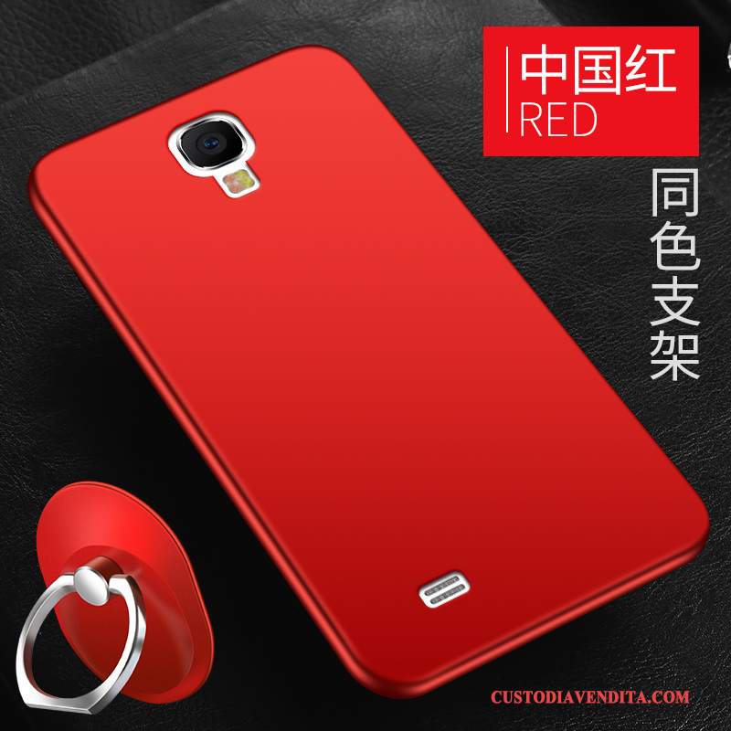 Custodia Samsung Galaxy S4 Protezione Semplici Morbido, Cover Samsung Galaxy S4 Rosso Macchiati