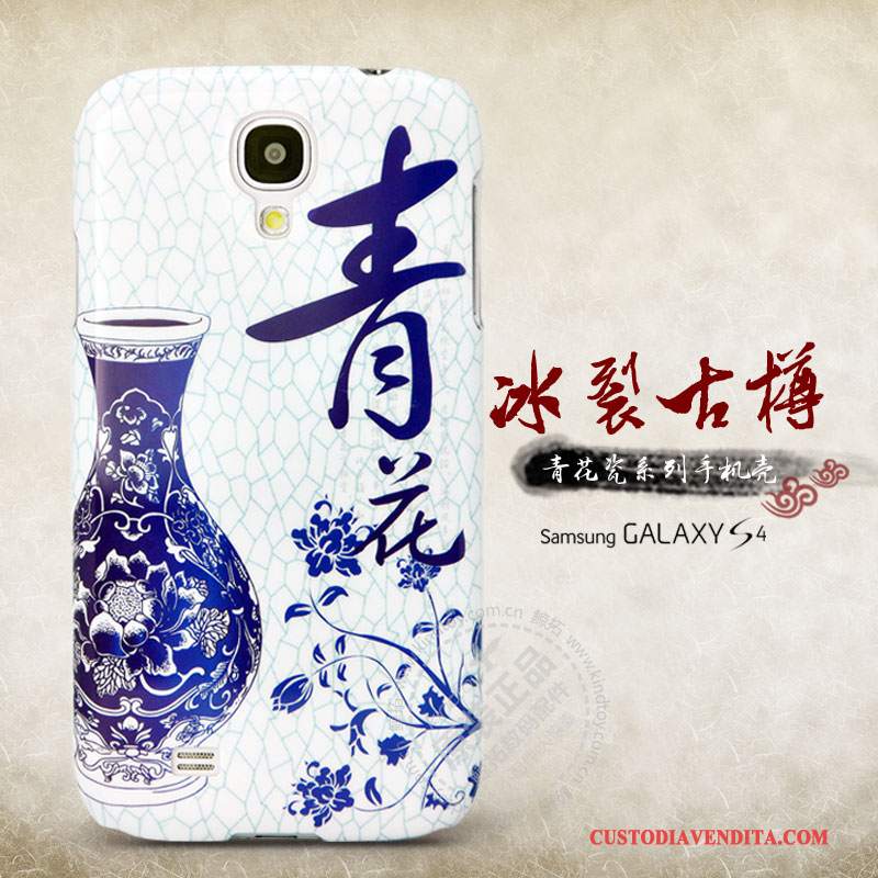 Custodia Samsung Galaxy S4 Protezione Telefono Blu, Cover Samsung Galaxy S4 Nuovo Fiori