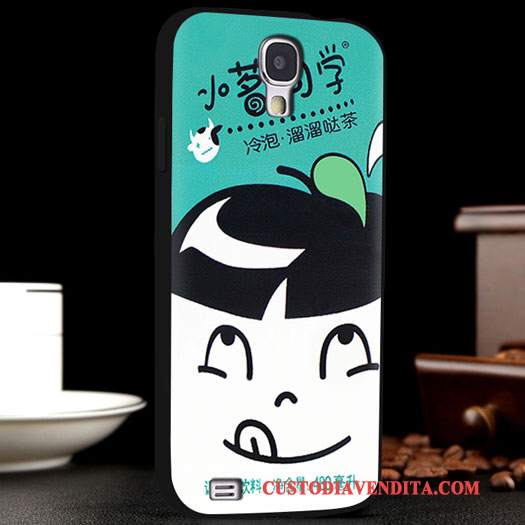 Custodia Samsung Galaxy S4 Silicone Morbido Tendenza, Cover Samsung Galaxy S4 Nerotelefono