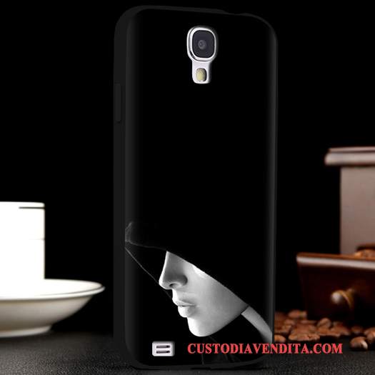 Custodia Samsung Galaxy S4 Silicone Morbido Tendenza, Cover Samsung Galaxy S4 Nerotelefono