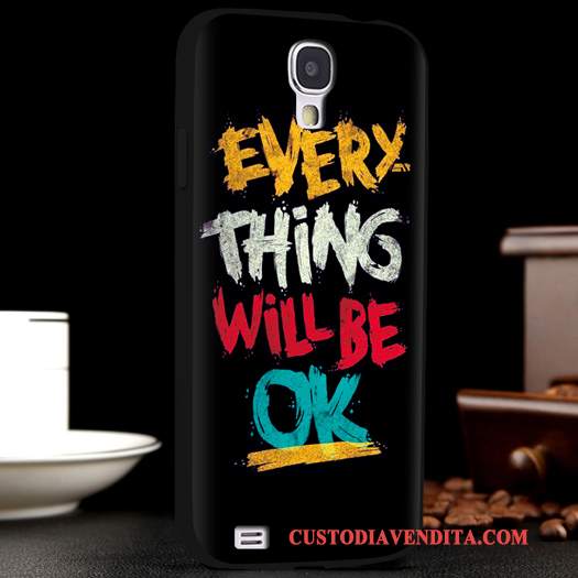 Custodia Samsung Galaxy S4 Silicone Morbido Tendenza, Cover Samsung Galaxy S4 Nerotelefono