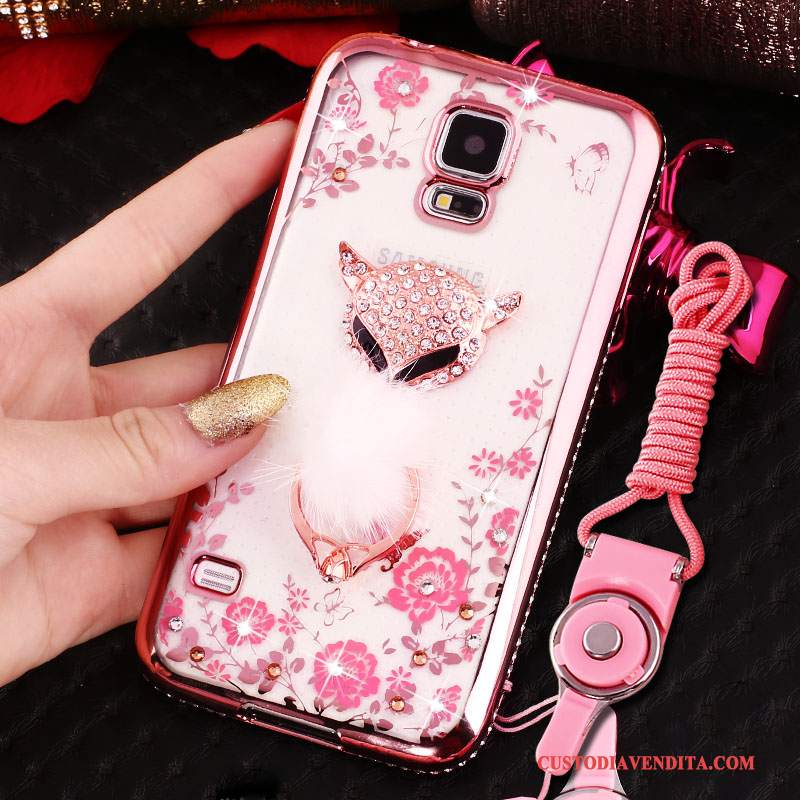 Custodia Samsung Galaxy S4 Strass Rosatelefono, Cover Samsung Galaxy S4 Protezione