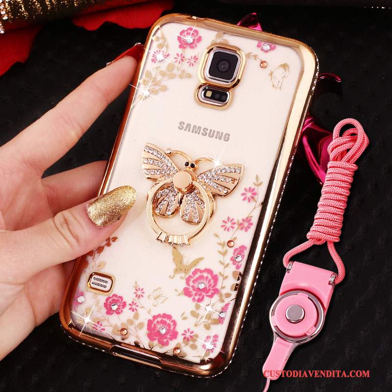 Custodia Samsung Galaxy S4 Strass Rosatelefono, Cover Samsung Galaxy S4 Protezione