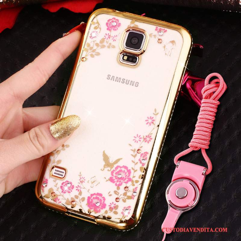 Custodia Samsung Galaxy S4 Strass Rosatelefono, Cover Samsung Galaxy S4 Protezione