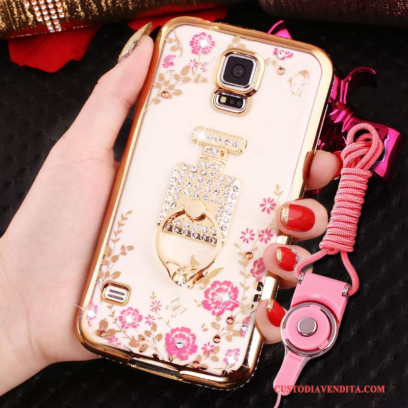 Custodia Samsung Galaxy S4 Strass Rosatelefono, Cover Samsung Galaxy S4 Protezione