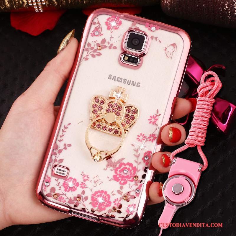 Custodia Samsung Galaxy S4 Strass Rosatelefono, Cover Samsung Galaxy S4 Protezione