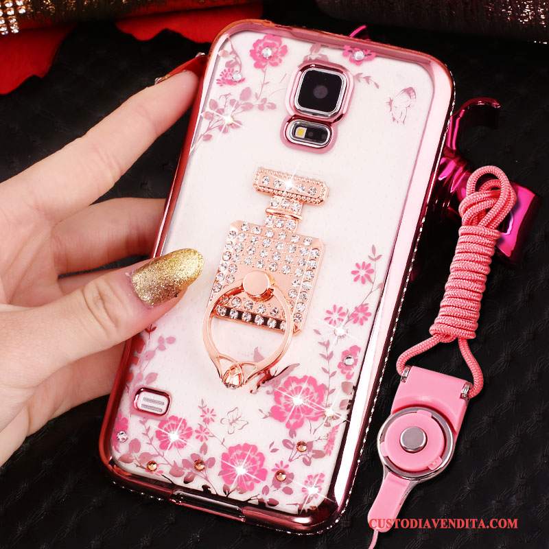 Custodia Samsung Galaxy S4 Strass Rosatelefono, Cover Samsung Galaxy S4 Protezione