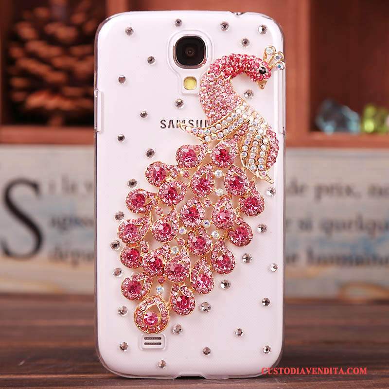 Custodia Samsung Galaxy S4 Strass Rosso Tendenza, Cover Samsung Galaxy S4 Protezione Nuovo