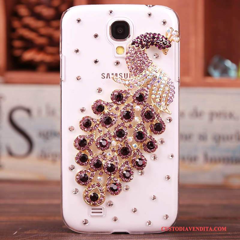 Custodia Samsung Galaxy S4 Strass Rosso Tendenza, Cover Samsung Galaxy S4 Protezione Nuovo