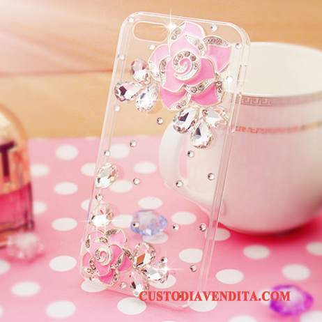 Custodia Samsung Galaxy S4 Strass Tendenza Porpora, Cover Samsung Galaxy S4 Protezione Telefono