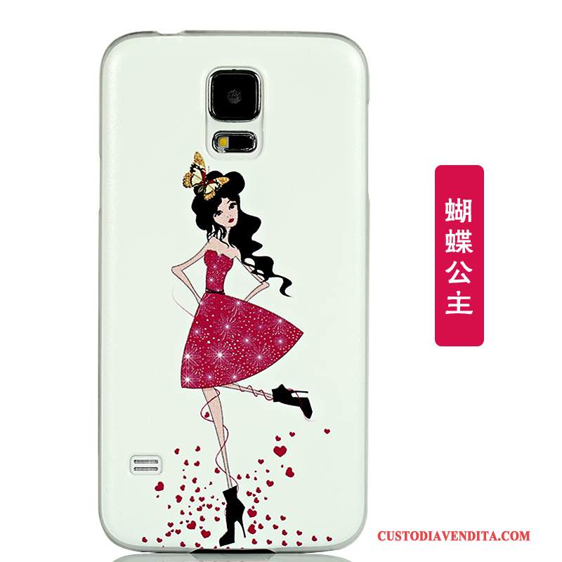 Custodia Samsung Galaxy S5 Cartone Animato Coperchio Posteriore Tendenza, Cover Samsung Galaxy S5 Protezione Macchiatitelefono