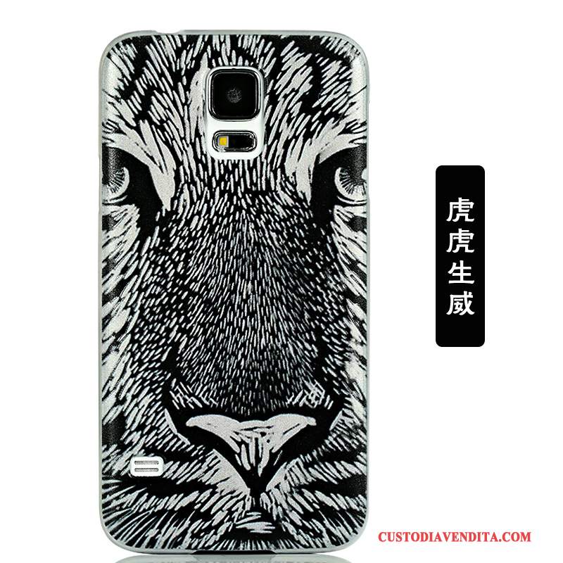 Custodia Samsung Galaxy S5 Cartone Animato Coperchio Posteriore Tendenza, Cover Samsung Galaxy S5 Protezione Macchiatitelefono