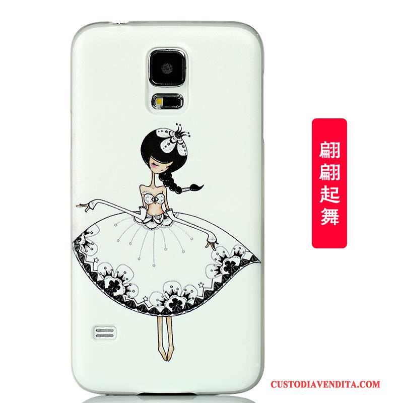 Custodia Samsung Galaxy S5 Cartone Animato Coperchio Posteriore Tendenza, Cover Samsung Galaxy S5 Protezione Macchiatitelefono