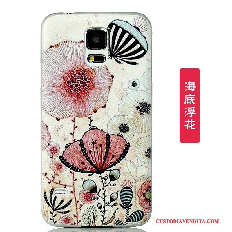 Custodia Samsung Galaxy S5 Cartone Animato Coperchio Posteriore Tendenza, Cover Samsung Galaxy S5 Protezione Macchiatitelefono