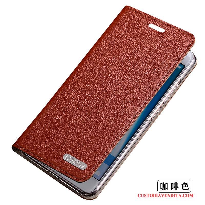 Custodia Samsung Galaxy S5 Folio Anti-caduta Sottili, Cover Samsung Galaxy S5 Pelle Orotelefono