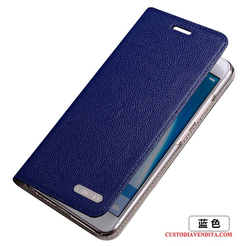 Custodia Samsung Galaxy S5 Folio Anti-caduta Sottili, Cover Samsung Galaxy S5 Pelle Orotelefono