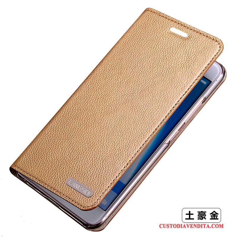 Custodia Samsung Galaxy S5 Folio Anti-caduta Sottili, Cover Samsung Galaxy S5 Pelle Orotelefono