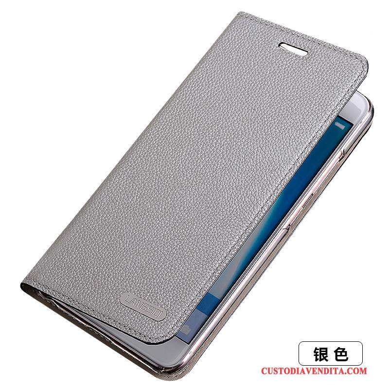 Custodia Samsung Galaxy S5 Folio Anti-caduta Sottili, Cover Samsung Galaxy S5 Pelle Orotelefono