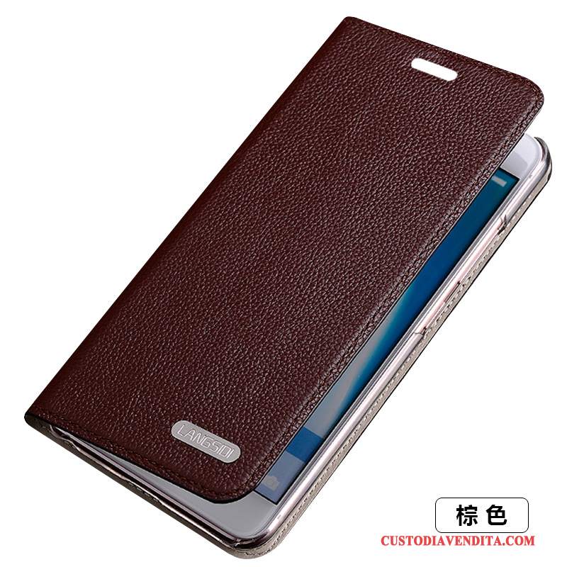 Custodia Samsung Galaxy S5 Folio Anti-caduta Sottili, Cover Samsung Galaxy S5 Pelle Orotelefono