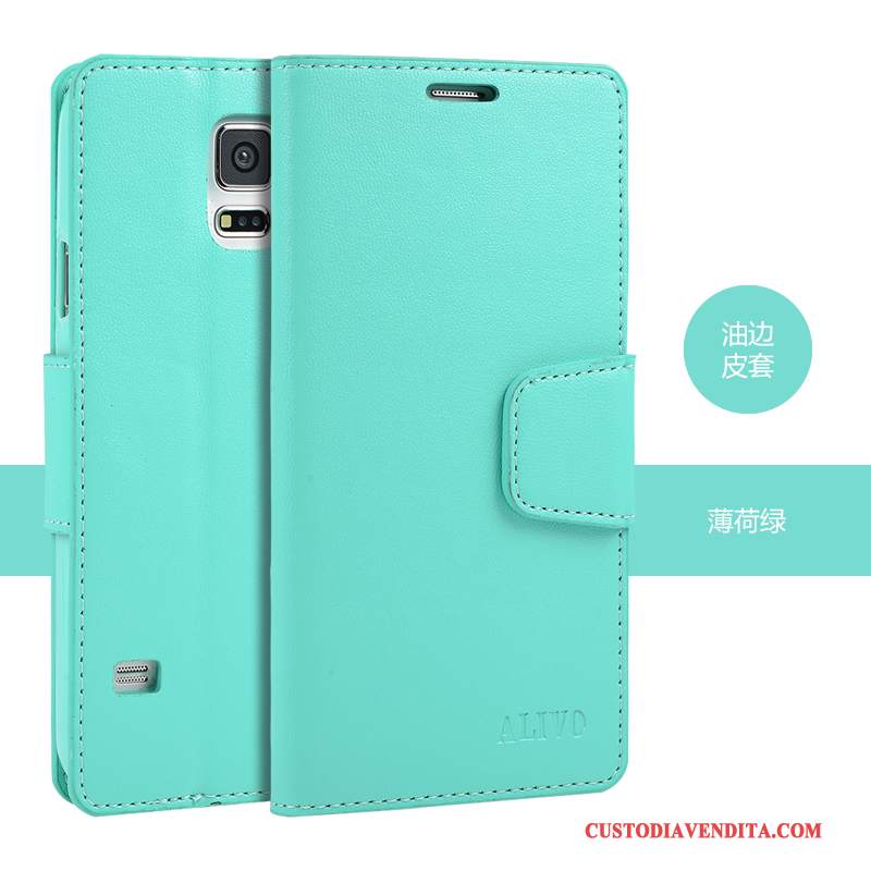 Custodia Samsung Galaxy S5 Folio Morbidotelefono, Cover Samsung Galaxy S5 Silicone Porpora