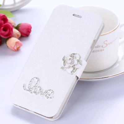 Custodia Samsung Galaxy S5 Pelle Bianco Coperchio Posteriore, Cover Samsung Galaxy S5 Folio Telefono