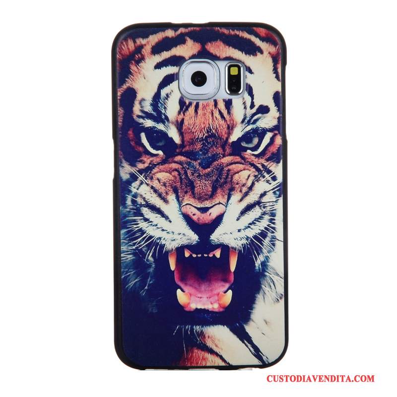 Custodia Samsung Galaxy S6 Cartone Animato Tempra Pellicola Protettiva, Cover Samsung Galaxy S6 Protezione Tendenzatelefono