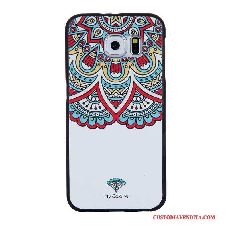 Custodia Samsung Galaxy S6 Cartone Animato Tempra Pellicola Protettiva, Cover Samsung Galaxy S6 Protezione Tendenzatelefono