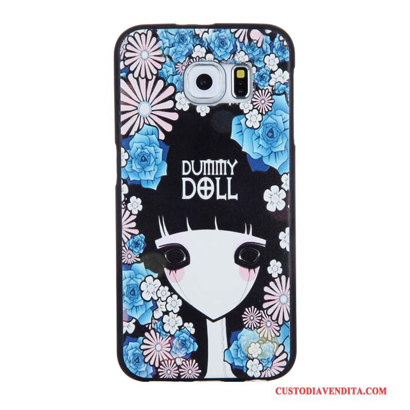 Custodia Samsung Galaxy S6 Cartone Animato Tempra Pellicola Protettiva, Cover Samsung Galaxy S6 Protezione Tendenzatelefono