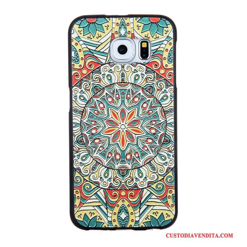 Custodia Samsung Galaxy S6 Cartone Animato Tempra Pellicola Protettiva, Cover Samsung Galaxy S6 Protezione Tendenzatelefono