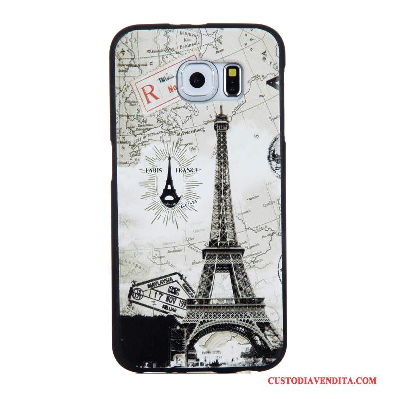 Custodia Samsung Galaxy S6 Cartone Animato Tempra Pellicola Protettiva, Cover Samsung Galaxy S6 Protezione Tendenzatelefono