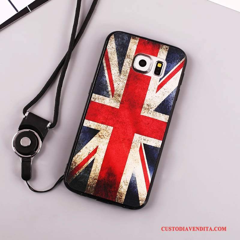 Custodia Samsung Galaxy S6 Colore Nerotelefono, Cover Samsung Galaxy S6 Protezione Morbido Tutto Incluso