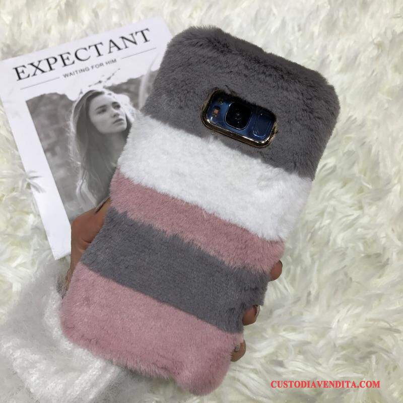 Custodia Samsung Galaxy S6 Edge + Colore Cuore Peluche, Cover Samsung Galaxy S6 Edge + Telefono Colori Misti