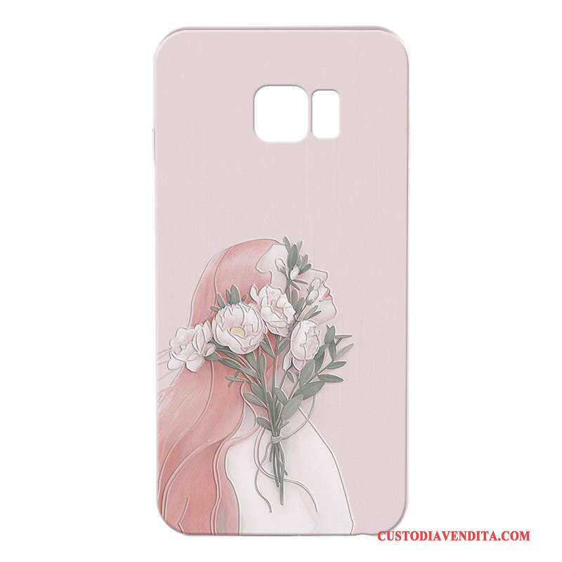 Custodia Samsung Galaxy S6 Edge + Goffratura Difficile Anti-caduta, Cover Samsung Galaxy S6 Edge + Protezione Nuovotelefono