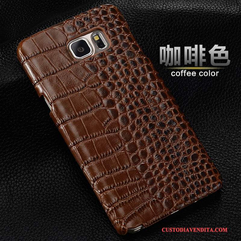 Custodia Samsung Galaxy S6 Edge Pelle Difficile Coperchio Posteriore, Cover Samsung Galaxy S6 Edge Protezione Vino Rossotelefono