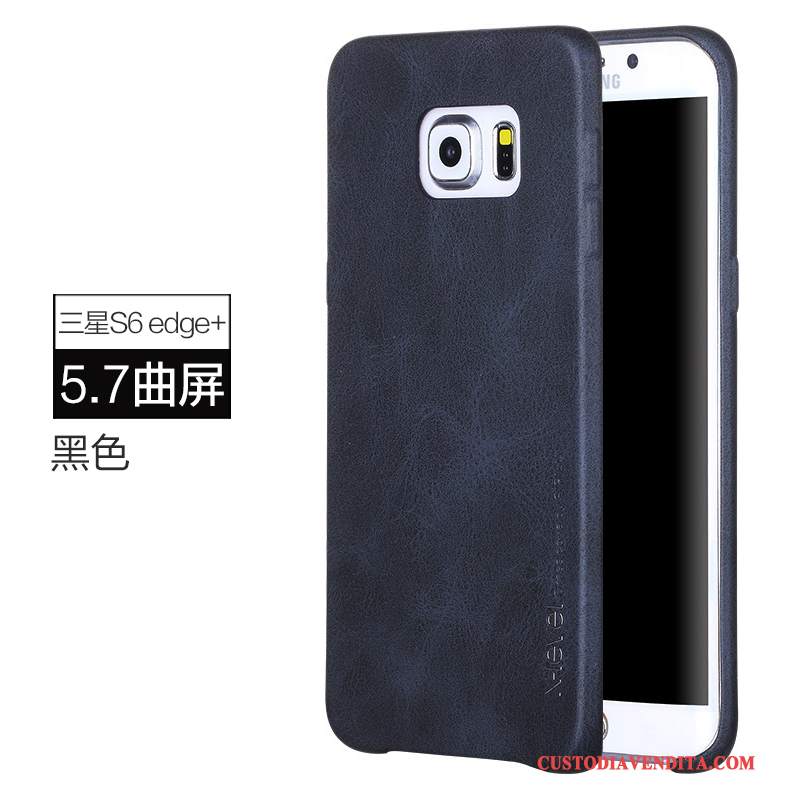 Custodia Samsung Galaxy S6 Edge + Pelle Telefono Anti-caduta, Cover Samsung Galaxy S6 Edge + Protezione Coperchio Posteriore Sottile